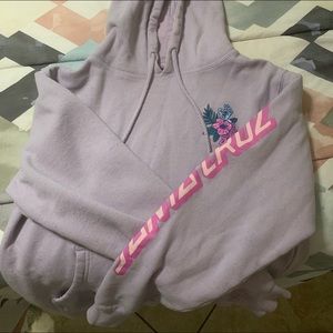 Purple Santa Cruise hoodie